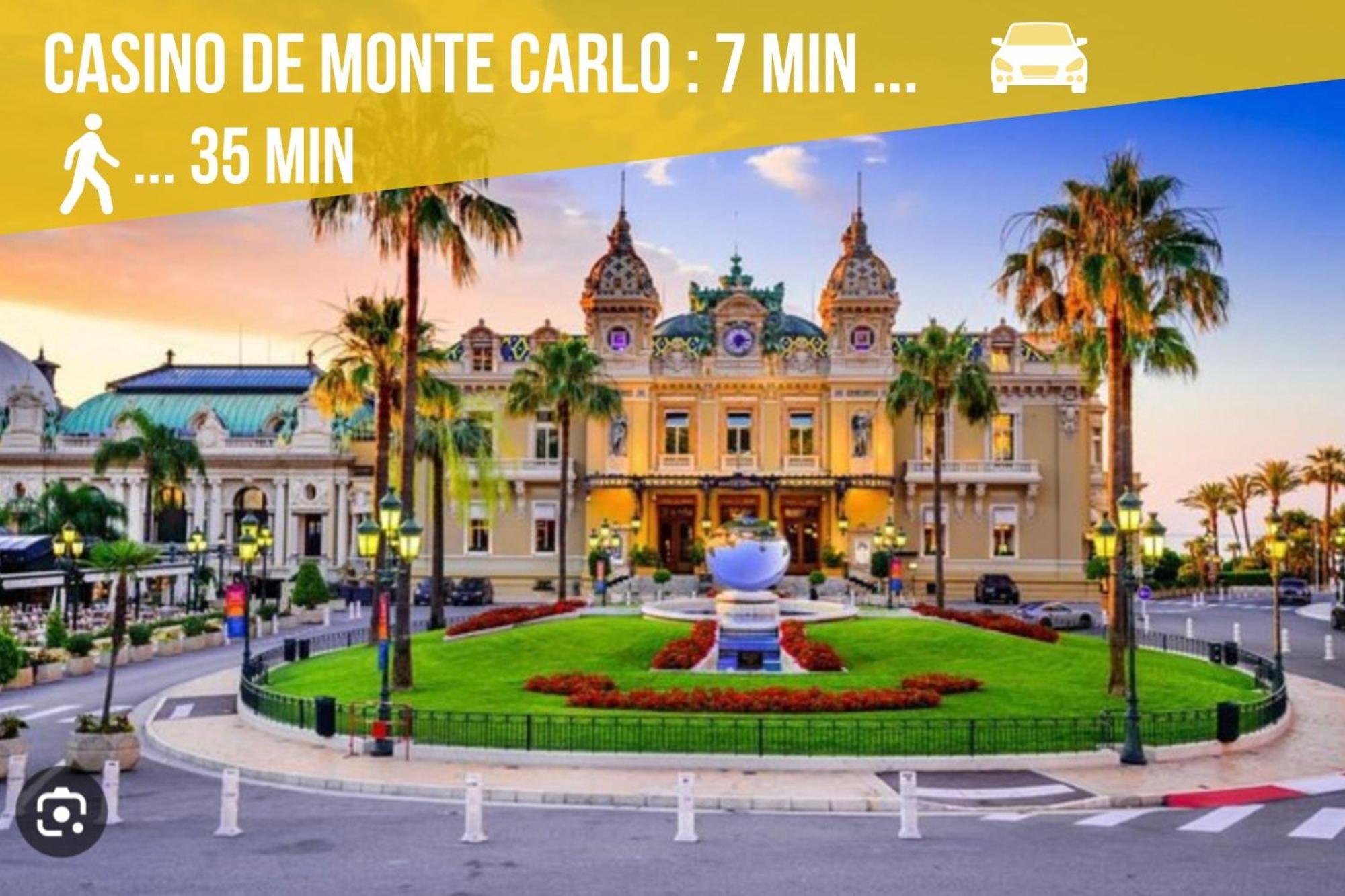 Appartement Moderne Climatise Monaco Vue Mer Cap-d'Ail Exterior foto